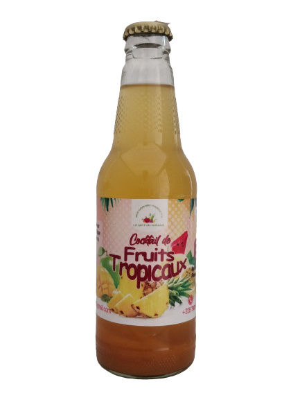 Cocktails de fruits tropicaux