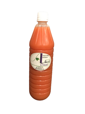 Jus 'fait-maison' ananas-mangue-pastèque 1L (selon disponibilité)