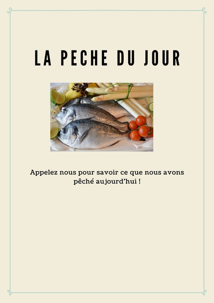 poissons de l'océan (prix au kilo)