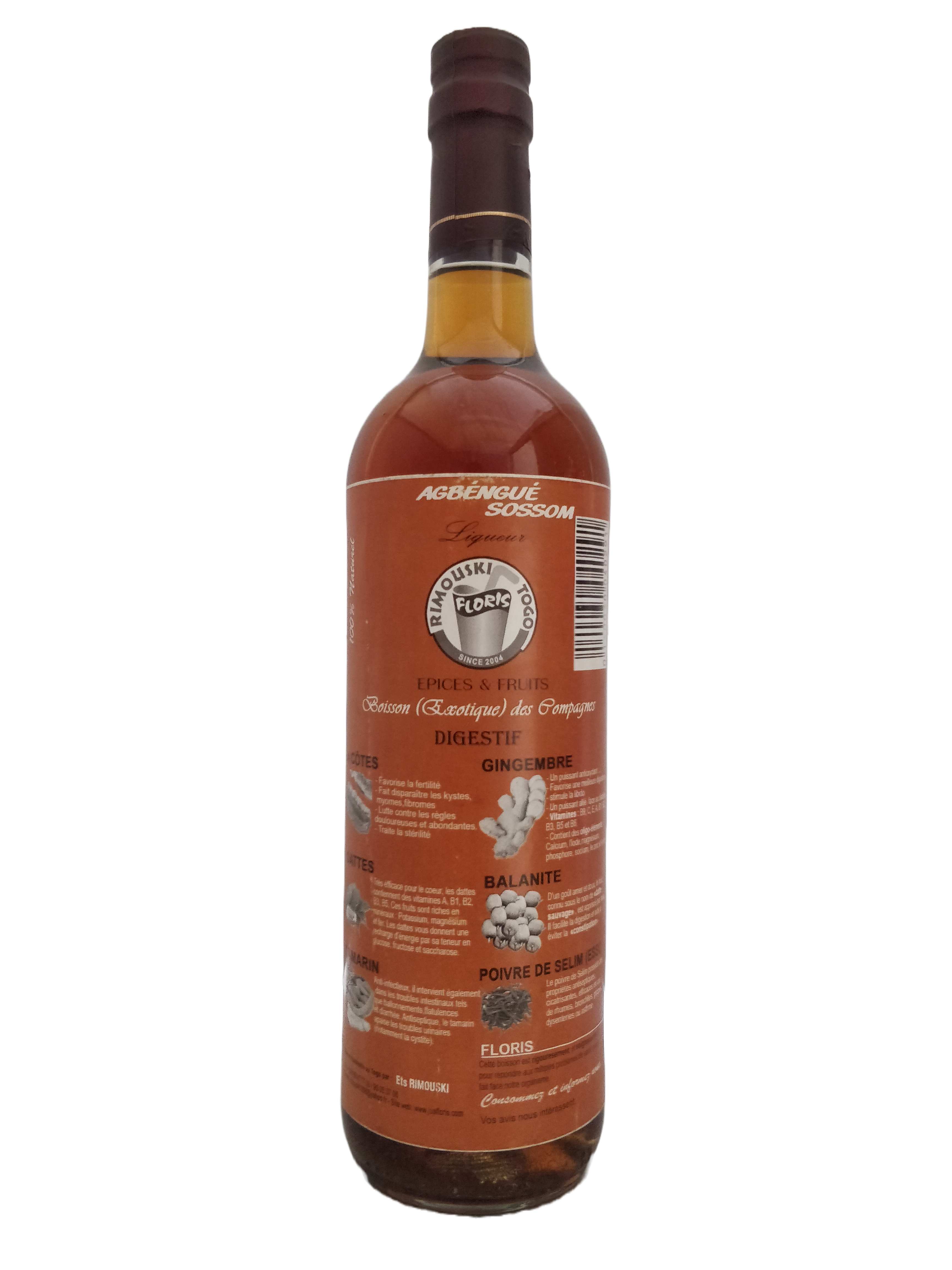 Liqueur Agbéngué Sossom